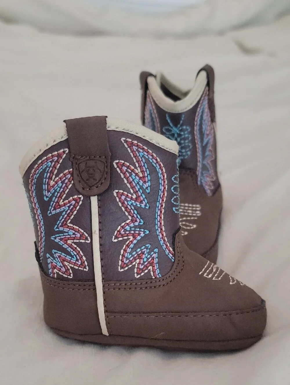 Baby Ariat Briar Embroidered Western Cowboy Cowgirl Boots / baby  booties shoes